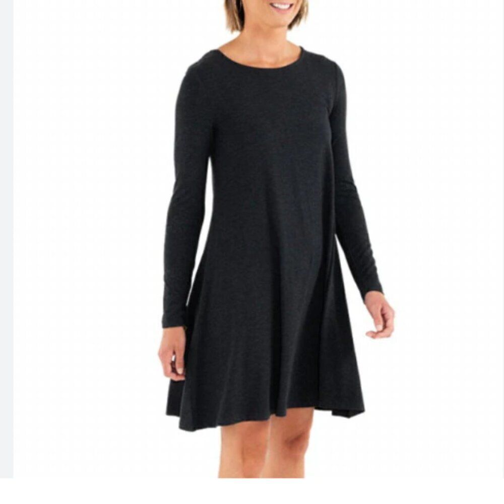 FREE FLY Bambooo Journey Dress Gray Size Large